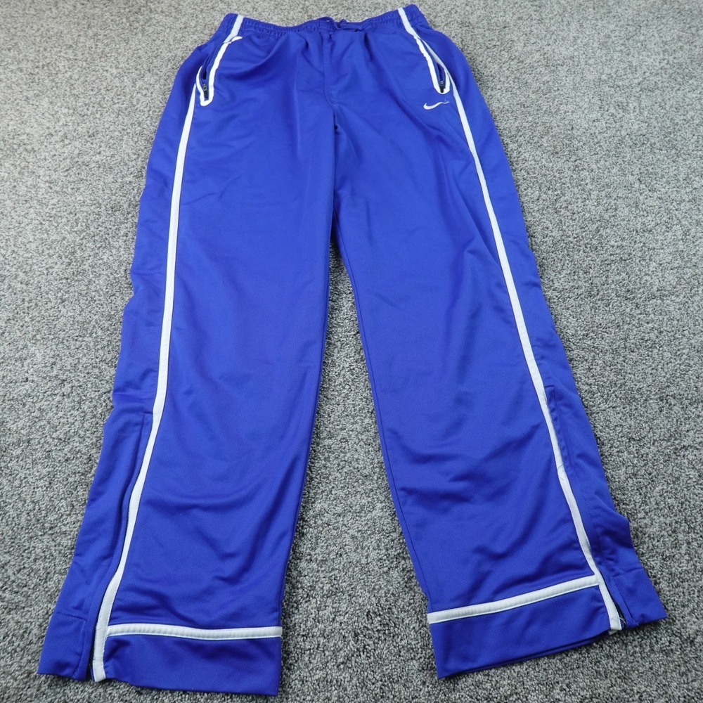 Nike Pants Mens XL Blue Baggy Dri Fit Drawstring Jogger Sweatpants Basketball
